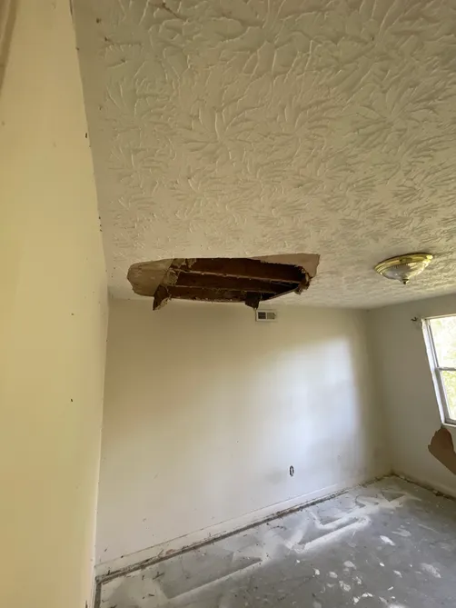 photo at Lakeshore Jacksonville Florida 32210 taken Dec 2022: Dehumidifier is a part of mold treatment. Drying out materials helps kill mold in the mold remediation process.