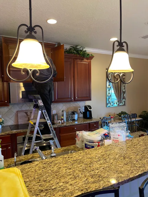 photo at Yulee Florida 32034 taken Jan 2023: Mold growth around duct works can require mold remediation.